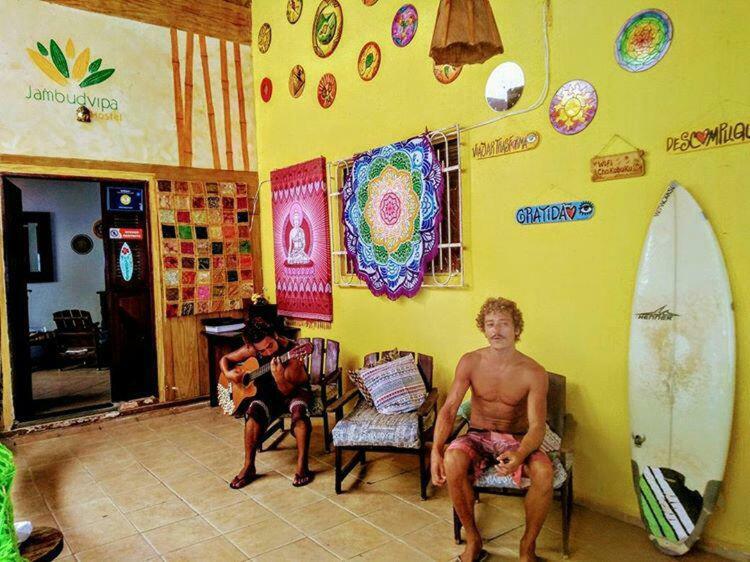 Jambudvipa Hostel Natal Bagian luar foto